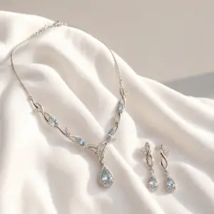 18ct Gold-Plated Statement Necklace Set