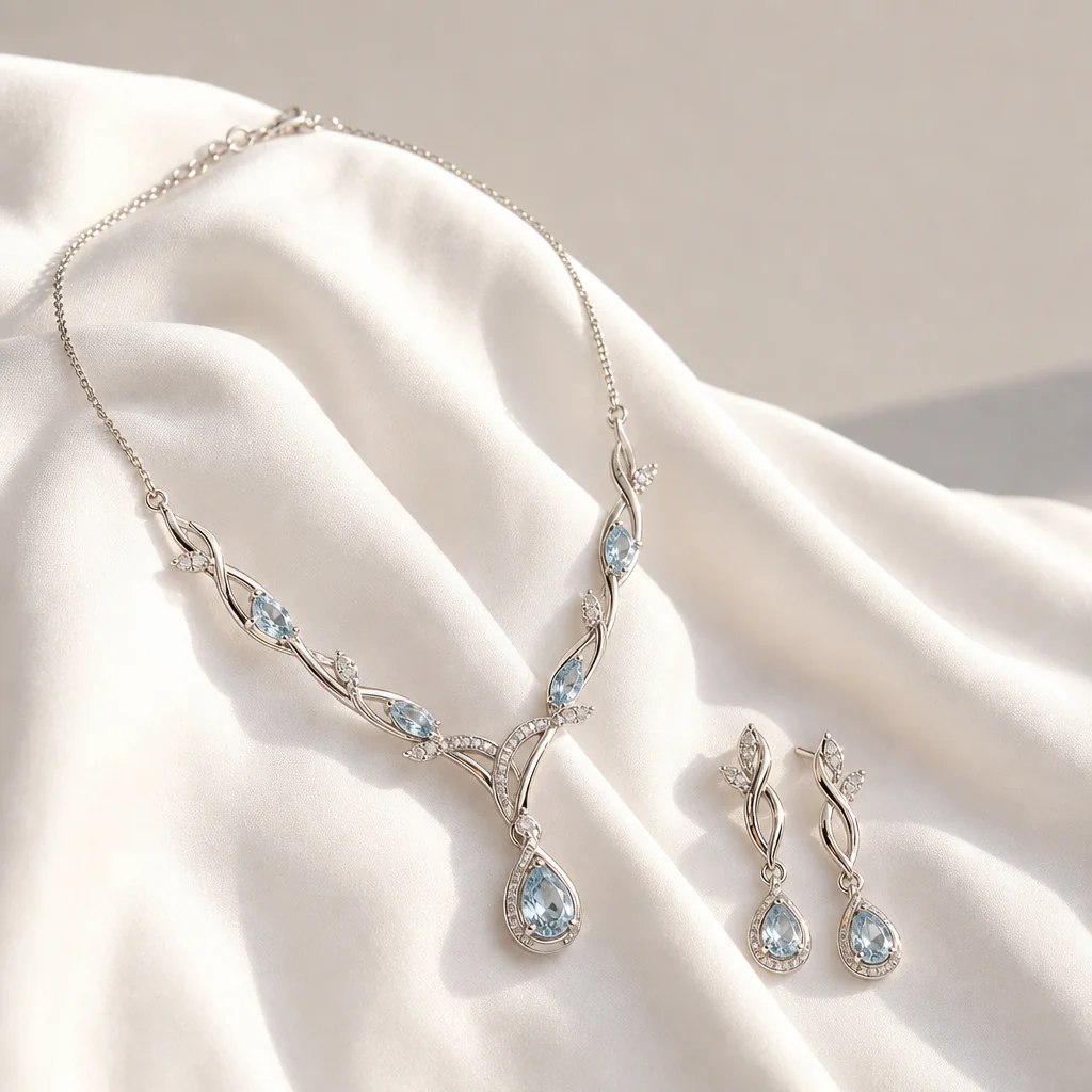 18ct Gold-Plated Statement Necklace Set